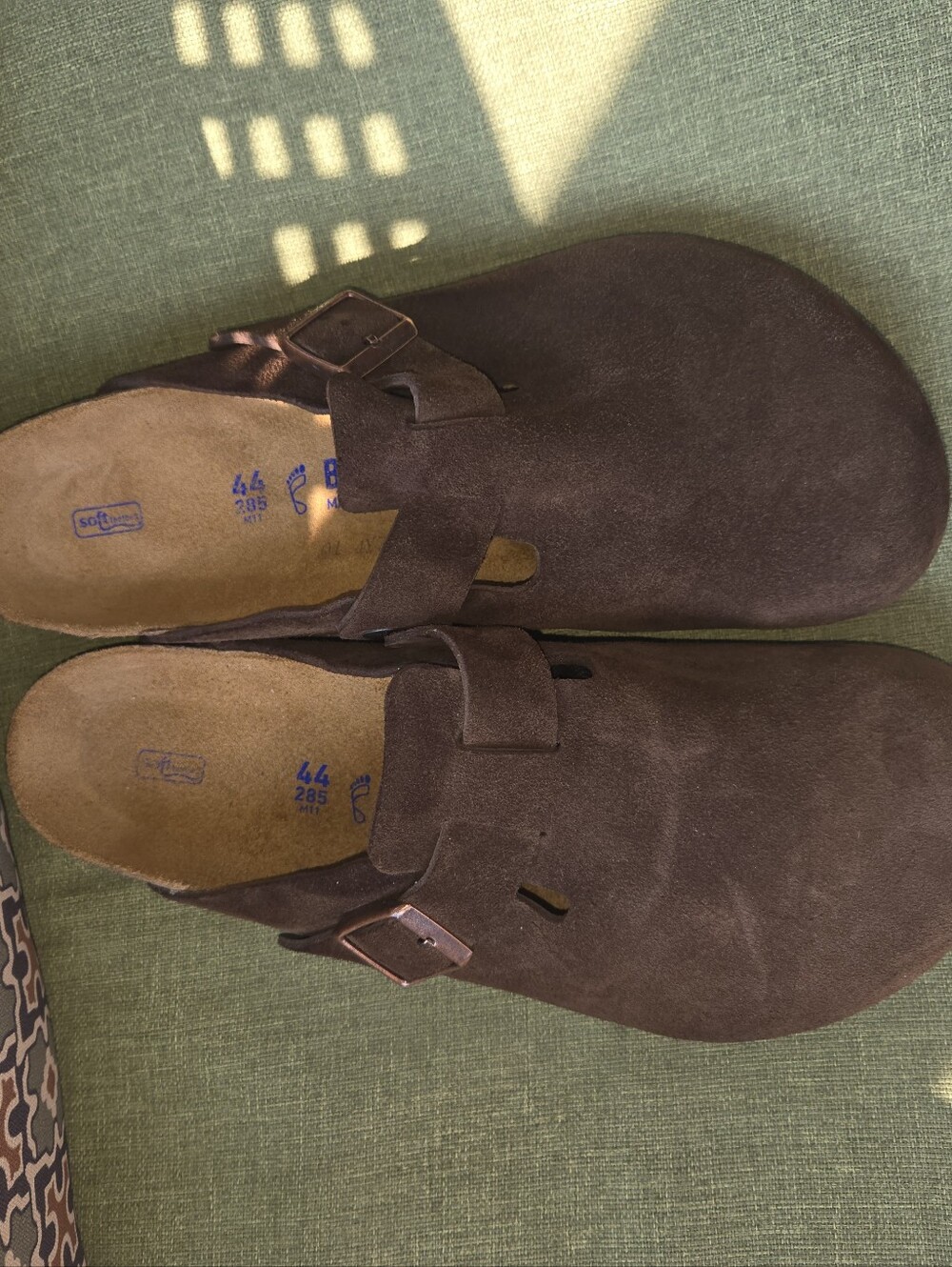 Birkenstock Boston Soft Footbed Suede Clogs Mocha Brown Size 44 EU / Men's 11 - Picture 4 of 10